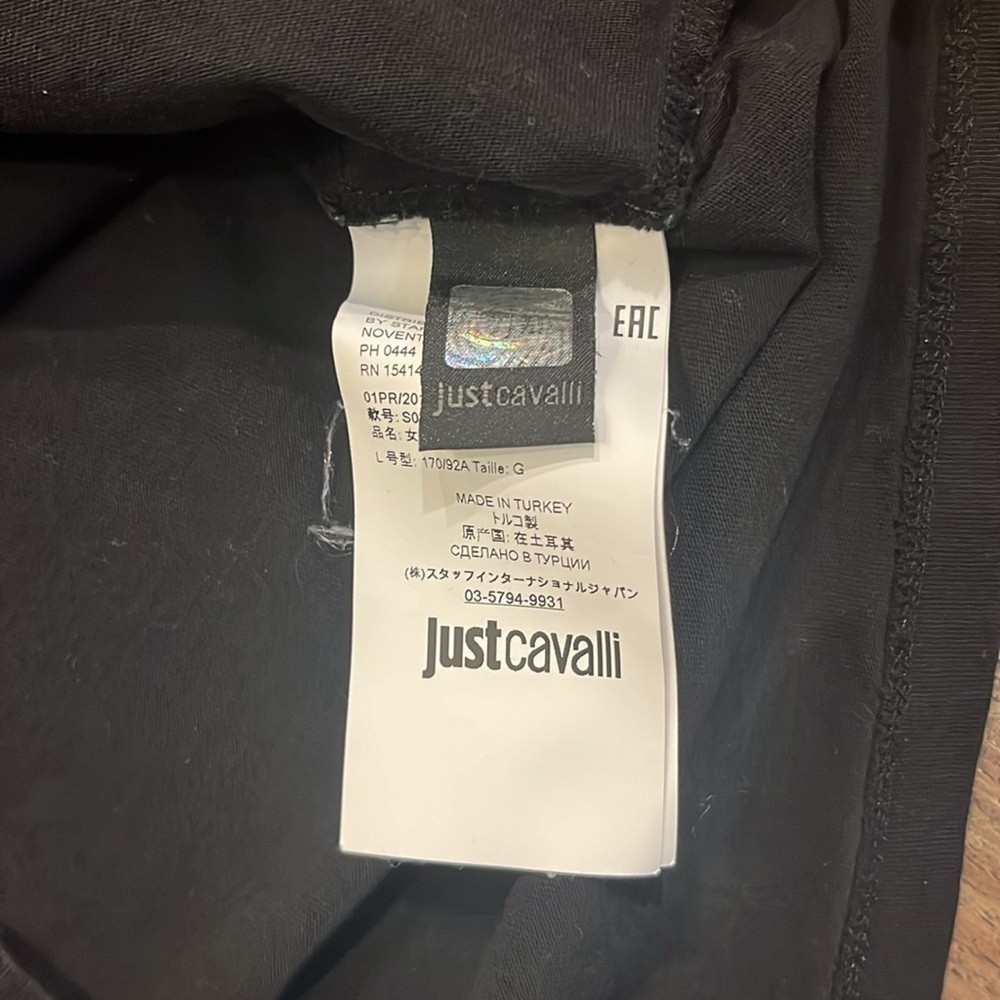 JUST CAVALLI | just Florence, Italy tee, size large - Picture 3 of 8